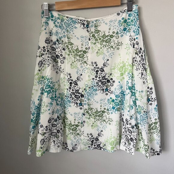 Downeast Floral A-Line Skirt - Picture 3 of 4